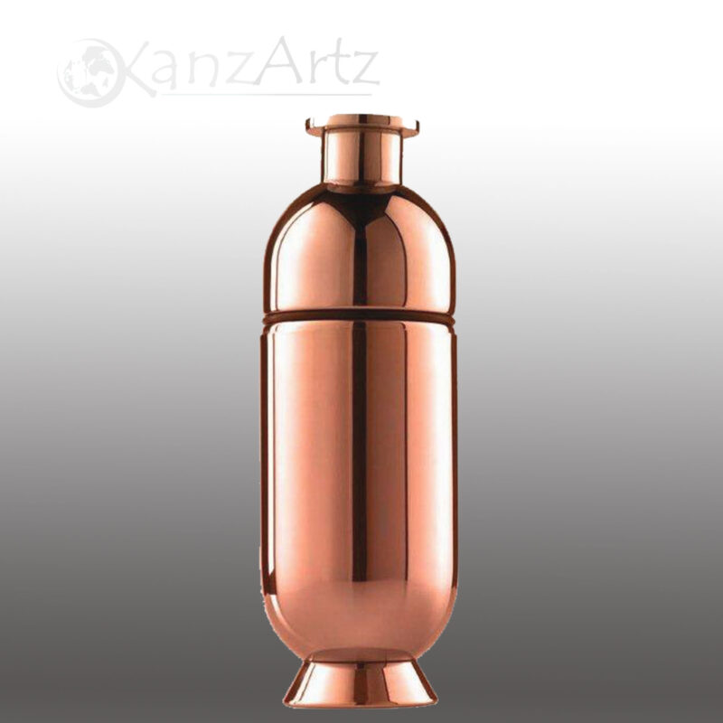 Polished Plain Copper Bottle