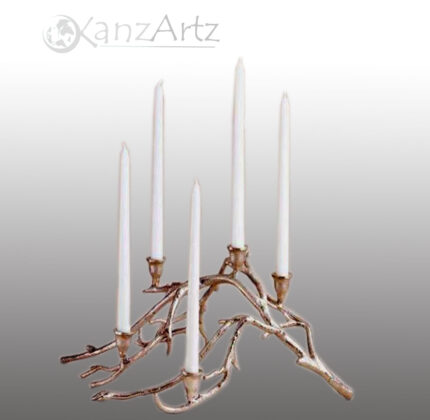 Lovely Leaves Shape Candle Stand