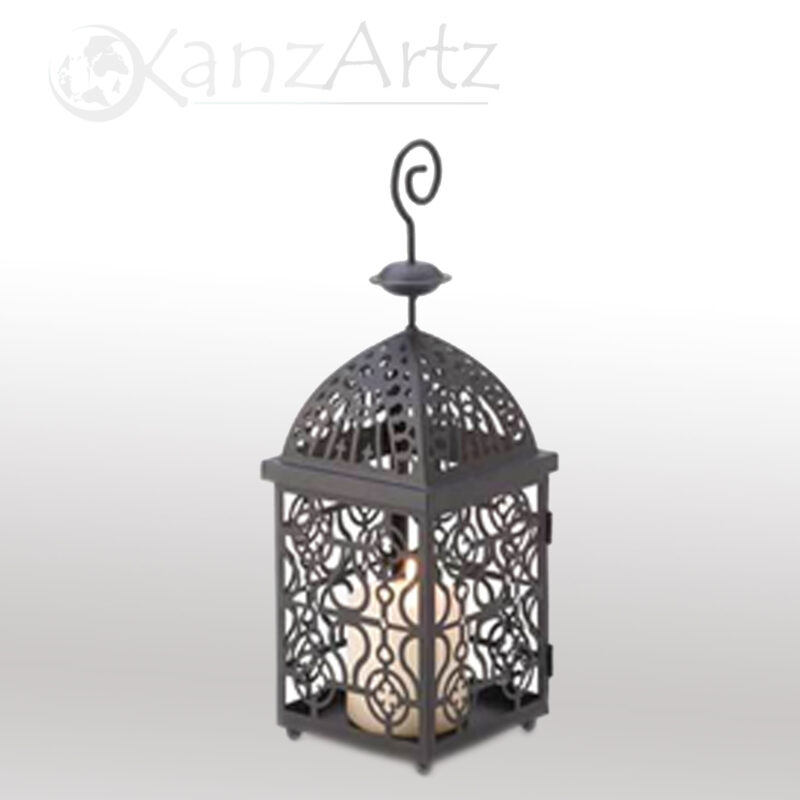 Black Candle Lantern